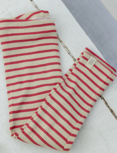Petit Piao Legging Modal Multi Striped - Red - 56