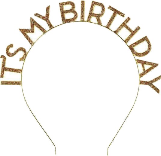 Talking Tables Diadem It's my Birthday Gull Glitter LUXE-HEADBAND Talking Tables Diadem It's my Birthday Gull Glitter LUXE-HEADBAND