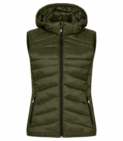 Clique Idaho Vest Dame Mistgrønn