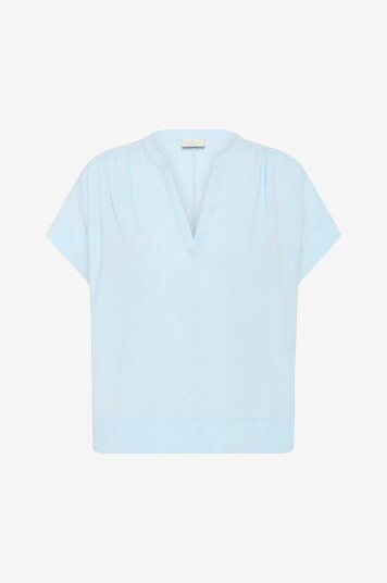 KAFFE Bluse kaMilia Wing SL Blouse Blå KAFFE Bluse kaMilia Wing SL Blouse Blå