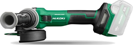 HiKOKI Vinkelsliper G1813DEW2Z (Uten Batteri Og Lader) 18 v, 125 mm, Børsteløs