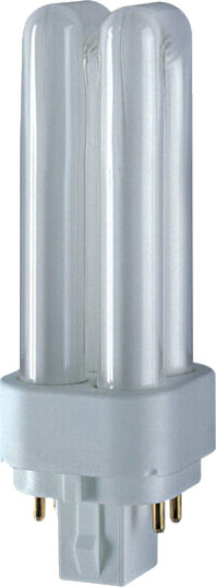 OSRAM DULUX D/E 18W/840 Hvit G24q-2 - 3820477