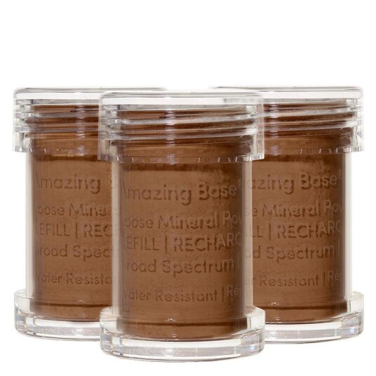 Jane Iredale Amazing Base Refillable Brush Mahogany 3 Pack Refill Jane Iredale Amazing Base Refillable Brush Mahogany 3 Pack Refill