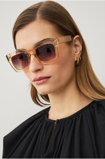 Ellos Collection Solbrille Beige