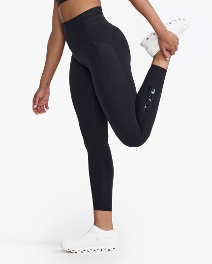 2XU Form Stash Hi-Rise Comp Tights Black/Black - XS
