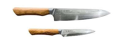 Satake Kaizen knivsett 2 deler Santuko 18 cm & Petty 12 cm