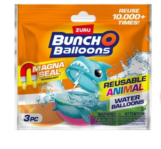 Bunch O "Balloons Vannballonger med dyr 3 stk 56713UQ1
