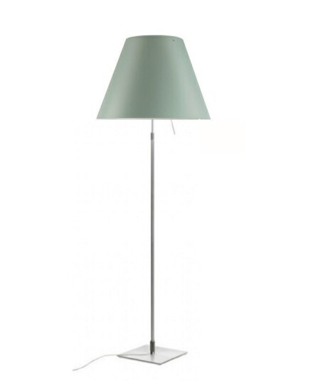Luceplan - Costanza Gulvlampe Alu/Comfort Green