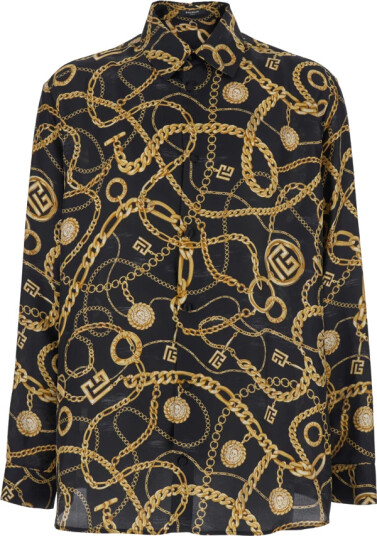 Balmain Herre Skjorter Flerfarget 2XL, Balmain Herre Skjorter Flerfarget 2XL,