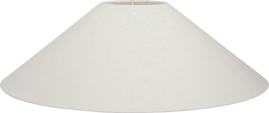 Basic Flat Lampeskjerm Hvit 42 cm
