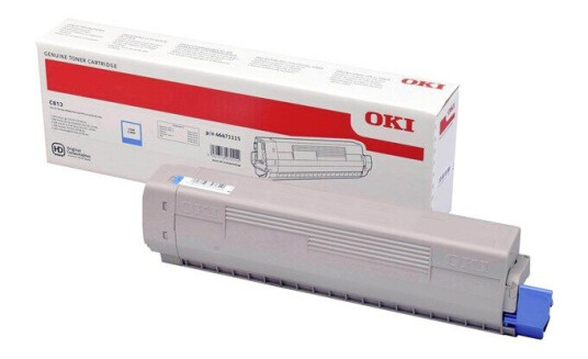 OKI 46471115 - cyan - original - tonerpatron - Laser toner Blå