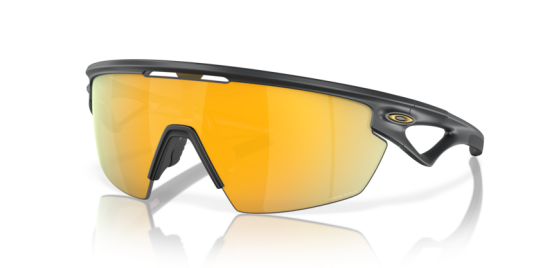 Oakley Sphaera Prizm 24k Polariseret sykkelbriller Matte Carbon