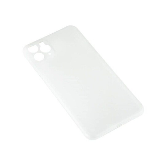 Gear Ultraslim Mobildeksel Hvit til iPhone 11 Pro Max - Beskyttende Plast