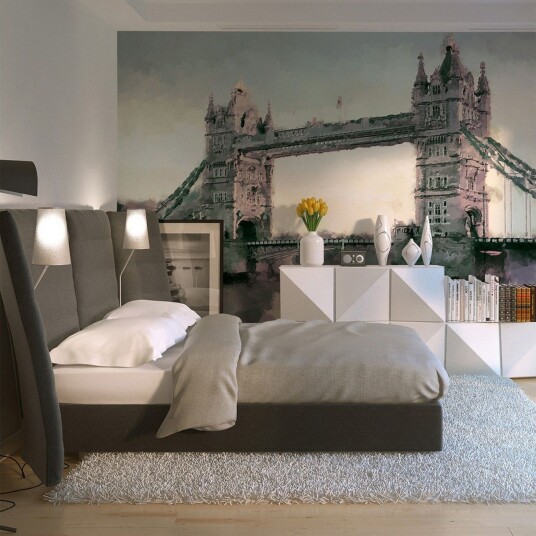 Fototapet Victorian Tower Bridge 200x154 - Artgeist sp. z o. o.