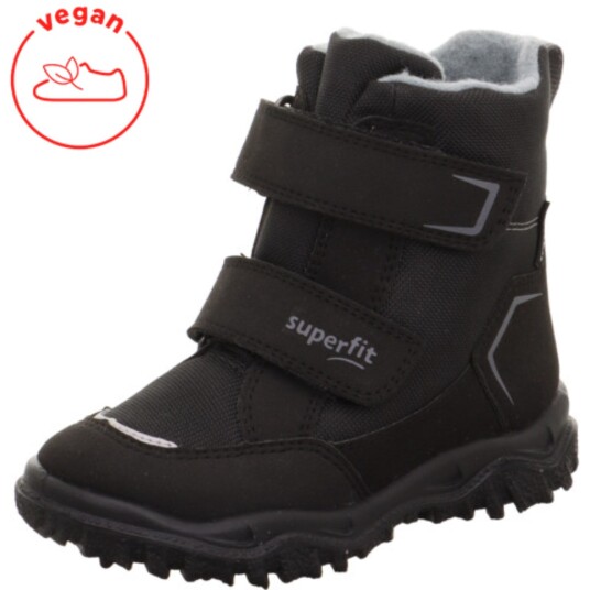 Superfit Black/Light Grey Husky Boots With Warm Lining 33