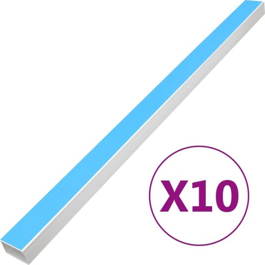 vidaXL Kabelkanal Selvklebende 50x25 mm 10 m PVC