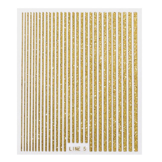3D Nail Tape Gullglitter
