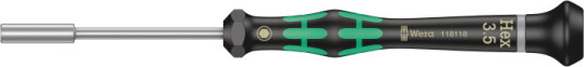 Wera 2069 Micro, Sort, Grønn, 1 stykker, 3.5 mm, 9,7 cm, 1,3 cm, 6 cm