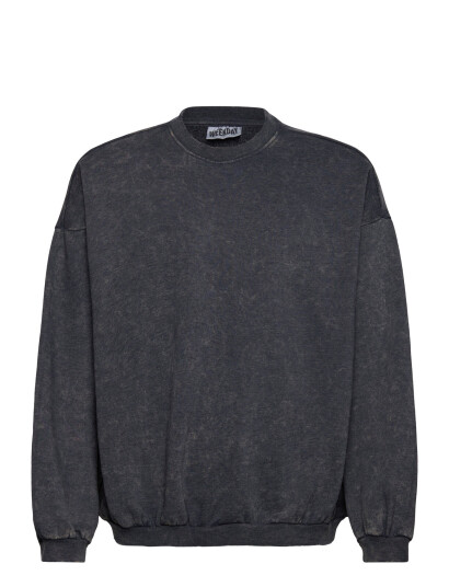 Weekday Washed Sweatshirt - Navy - S