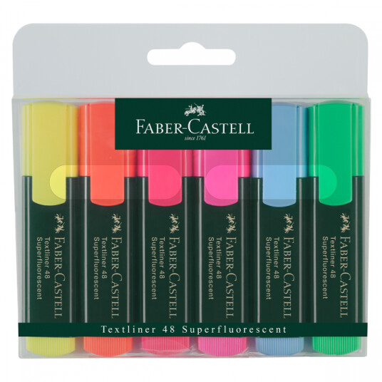 Faber-Castell Textliner 48 Highlighter 8-pack