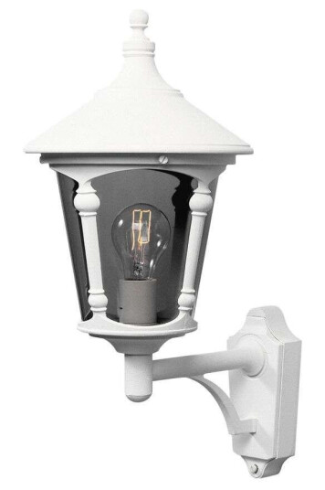 Konstsmide Virgo Utendørs Vegglampe E27 Hvit