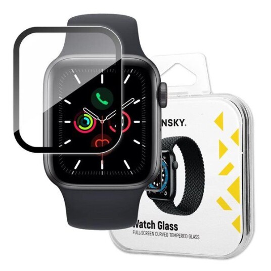 Wozinsky Watch Glass Hybrid Skærmbeskyttelse T/Apple Watch 6/5/4/Se (40Mm) Sort