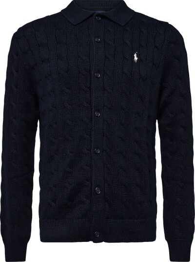 Polo Ralph Lauren 5/1 Roving Cotton Lsl Crd HUNTER NAVY W/ C8 XS