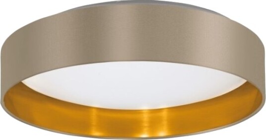Eglo Maserlo 2 Loft Ø380 Taupe/Guld Eglo Maserlo 2 Loft Ø380 Taupe/Guld