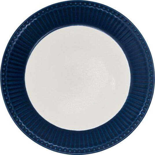 GreenGate  Alice frokosttallerken 23 cm dark blue