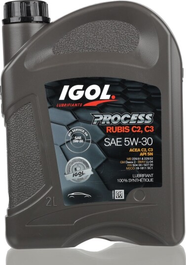 Motorolje IGOL PROCESS RUBIS C2, C3 5W-30 2L