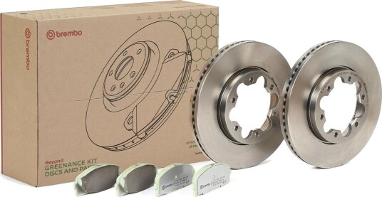Bremseskiver og -klosser BREMBO KT 10 039