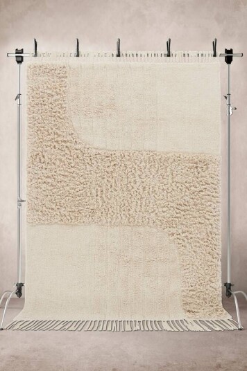 Jotex KHARGA bomullsteppe 300x400 cm Lys beige 1067899-27-250 1680409-01-512