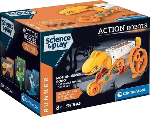 Clementoni Science and Games Action Robots Runner Clementoni Science and Games Action Robots Runner