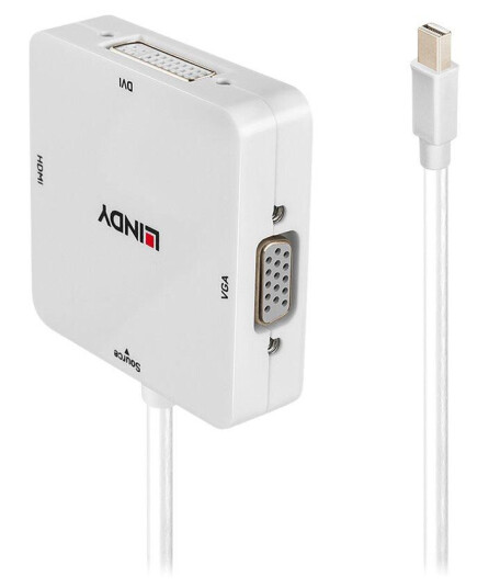 LINDY ekstern videoadapter - hvit