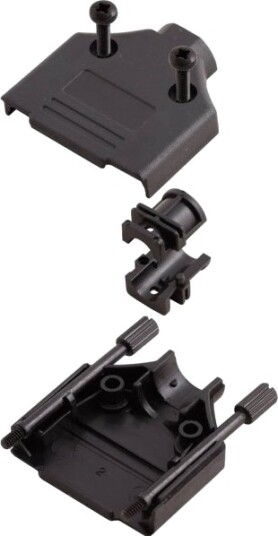 Mh Connectors Mhdtppk-37-Bk-K 6560-0108-04 D-Sub-Kabinett Poltall: 37 Plast Metallisert 180° Sort 1 Stk