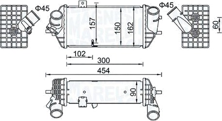 MAGNETI MARELLI 351319205690 Intercooler