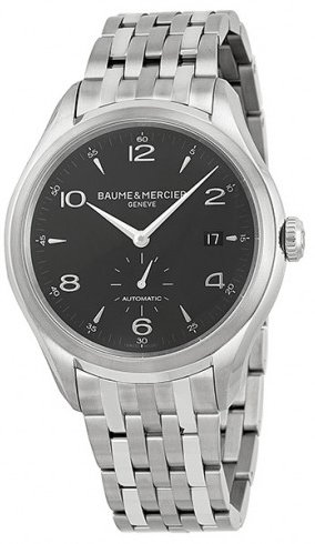 Baume & Mercier Herreklokke MOA10100 CLIFTON Sort/Stål Ø41 mm