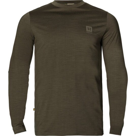 Härkila Base All Season L/S T-Shirt Willow Green Willow Green M