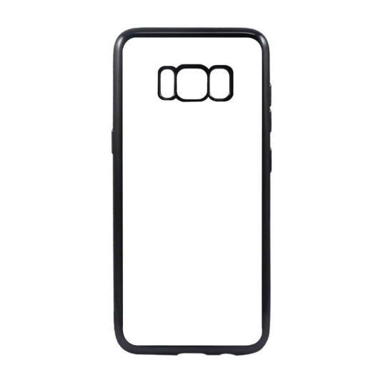 TIPI CLEARCASE SAMSUNG GALAXY S8+ DEKSEL, SVART