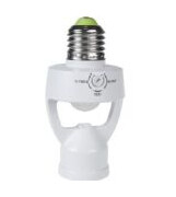 Maclean MCE233 E27 light bulb fixture with 360° twilight motion sensor
