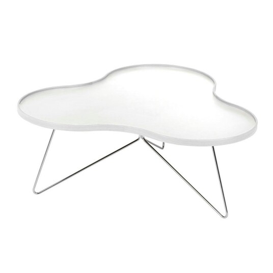 Swedese Flower Mono Bord 90 cm Hvit/Krom Swedese Flower Mono Bord 90 cm Hvit/Krom