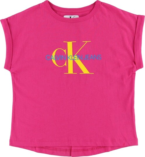 Calvin Klein T skjorte Rosa m. Logo Calvin Klein 16 år 176 T skjorte