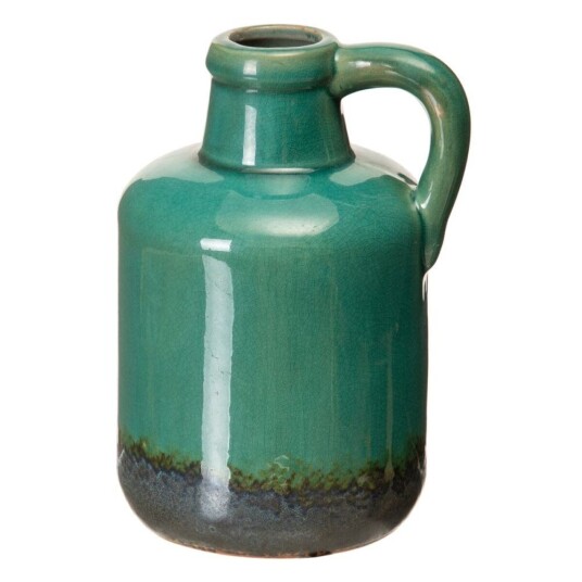 Bigbuy Home Vase 14,5 X 14,5 X 23 Cm Keramikk Mørkeblå