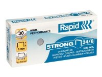 Hæfteklammer Rapid Strong 24/6 galvaniseret 24/6 (1000 stk.)
