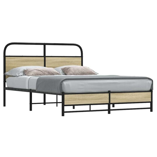  Sengeramme uten madrass sonoma eik 120x190 cm konstruert tre 8721158565198