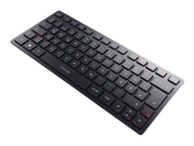Cherry Kw 9200 Mini - Tastatur - Trådløs - 2.4 Ghz Bluetooth 5.0 - Azerty - Belgisk - Tastsvitsj: Cherry Sx - Svart