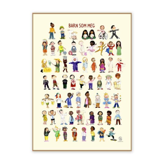 CIHA | Plakat 50 x 70 cm - Barn som meg Norsk