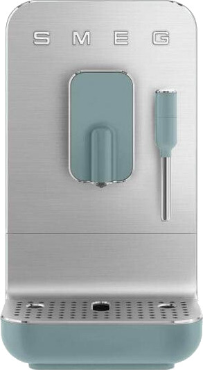 Smeg BCC12 Espressomaskin 1,4L med melkeskummer smaragdgrønn Smeg BCC12 Espressomaskin 1,4L med melkeskummer smaragdgrønn