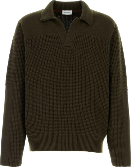 Ferragamo Herre Topper Grønn M,