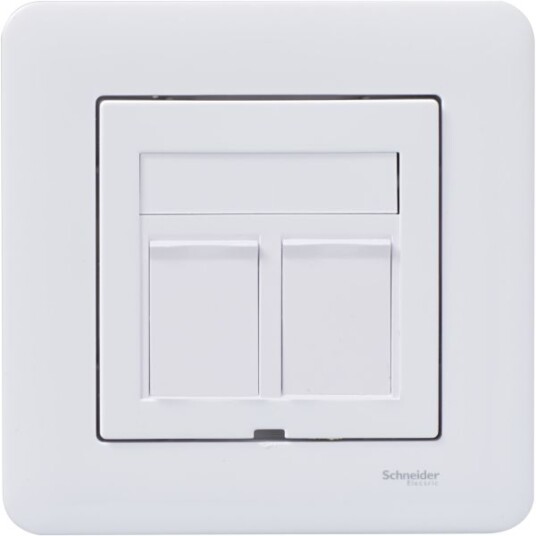 Schneider Electric Exxact 2xC6 UTP WDE002424 Modulæruttak 2 koblinger Plan
